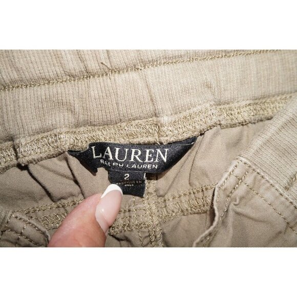 Lauren Ralph Lauren Women's Cargo Jogger Pants - Size 2 - Picture 8 of 16